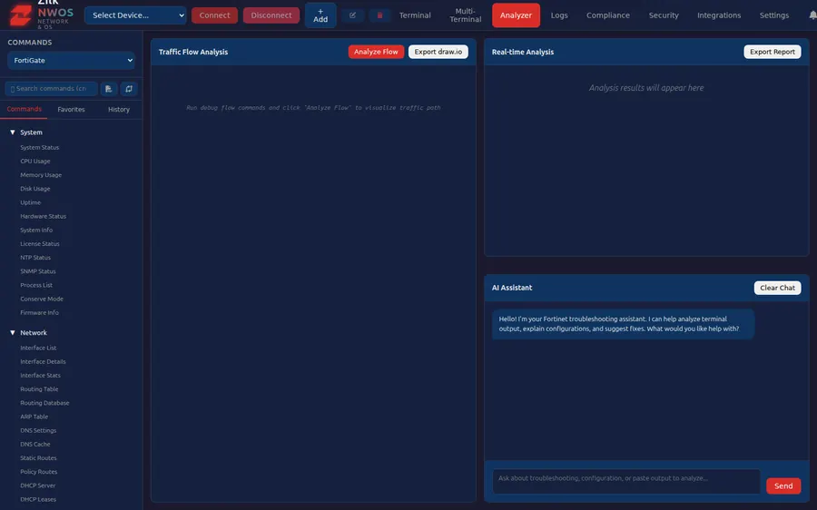 Zilk NWOS Analyzer — Analyzer
