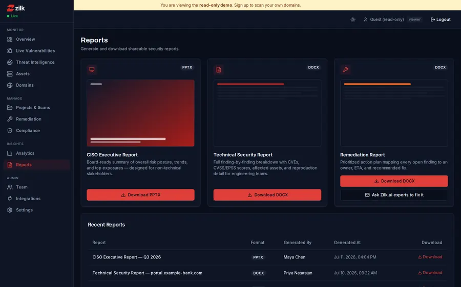 ZSAT — Reports